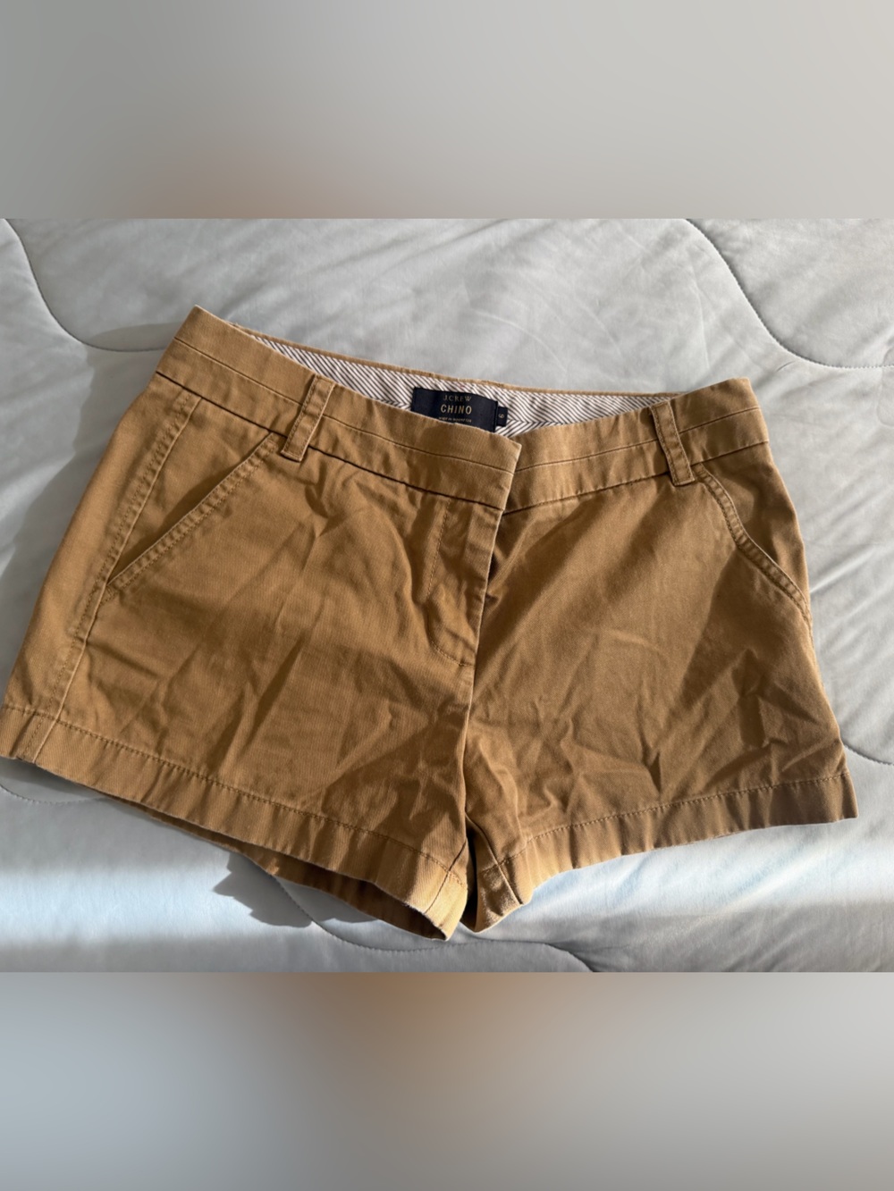 J. Crew Tan Cotton Chino Shorts